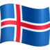 🇮🇸 flag: Iceland display on Facebook